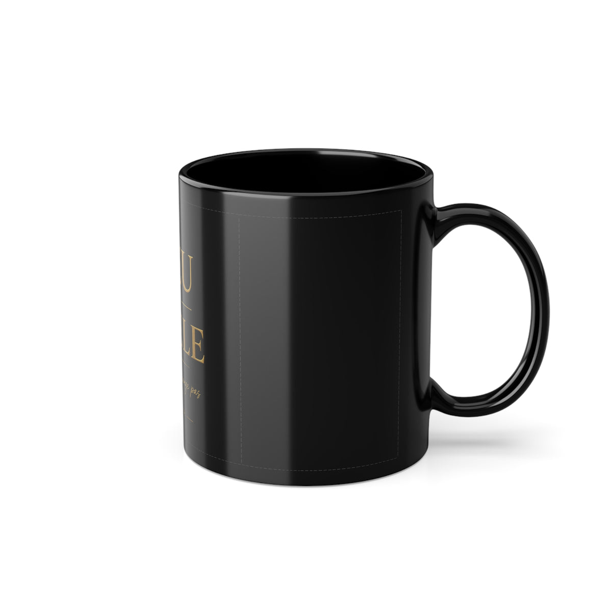 Black Mug "God is Faithful" – His Word Does Not Change | Nzaou Claude
