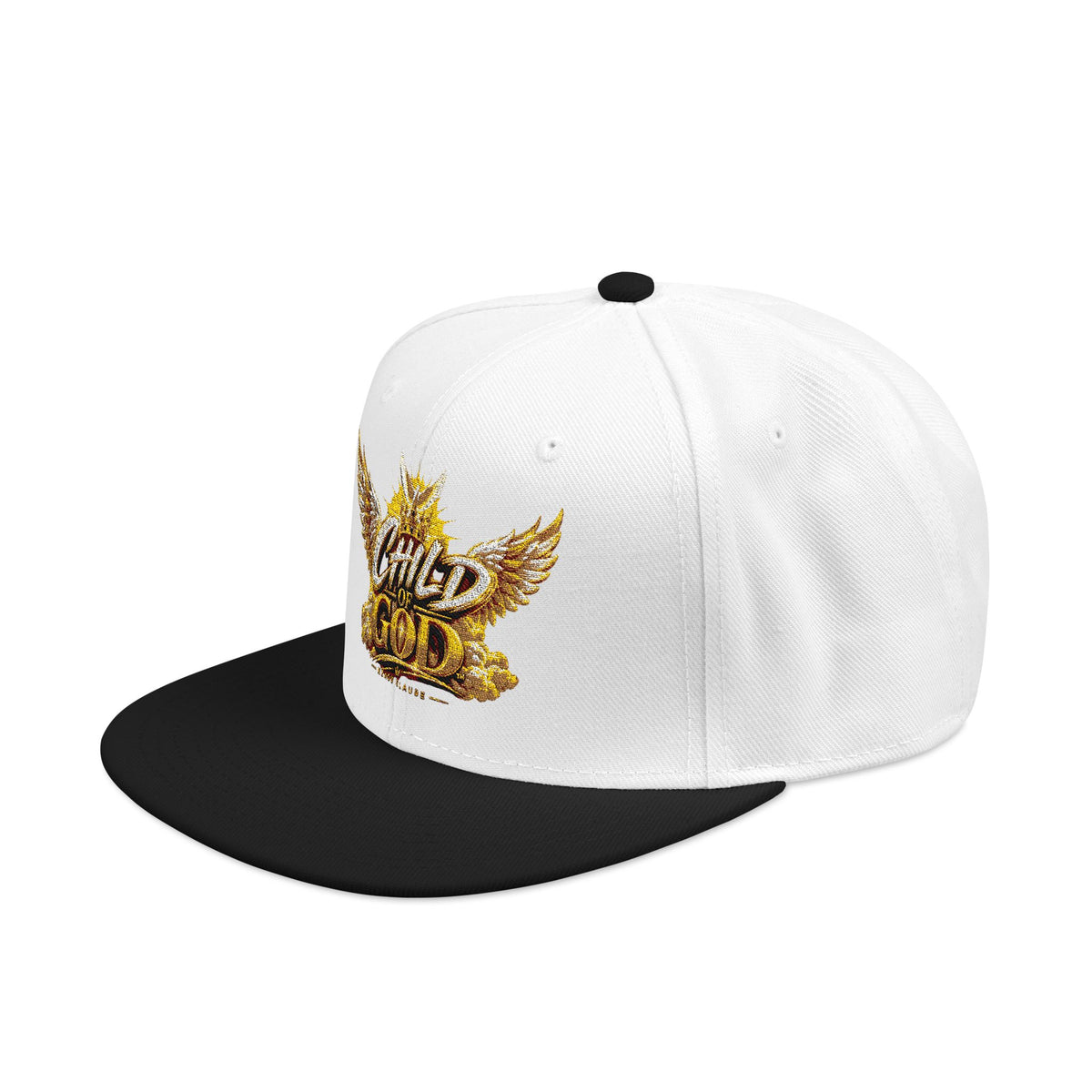 CHILD OF GOD — Embroidered Snapback Cap – Nzaou Claude | Premium Christian Streetwear