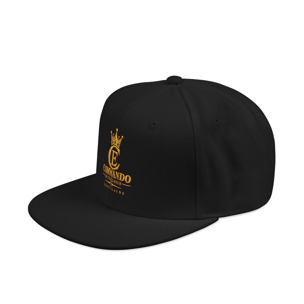 COMMANDO DE L’ÉLÉGANCE — Casquette snapback brodée – Nzaou Claude | Streetwear luxe premium