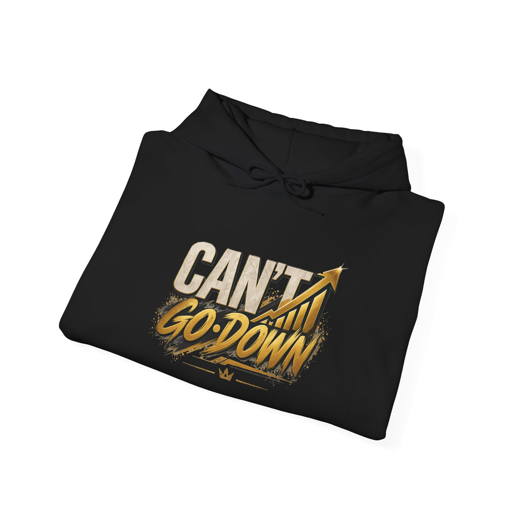 Can't Go Down — Hoodie rétro à motif doré