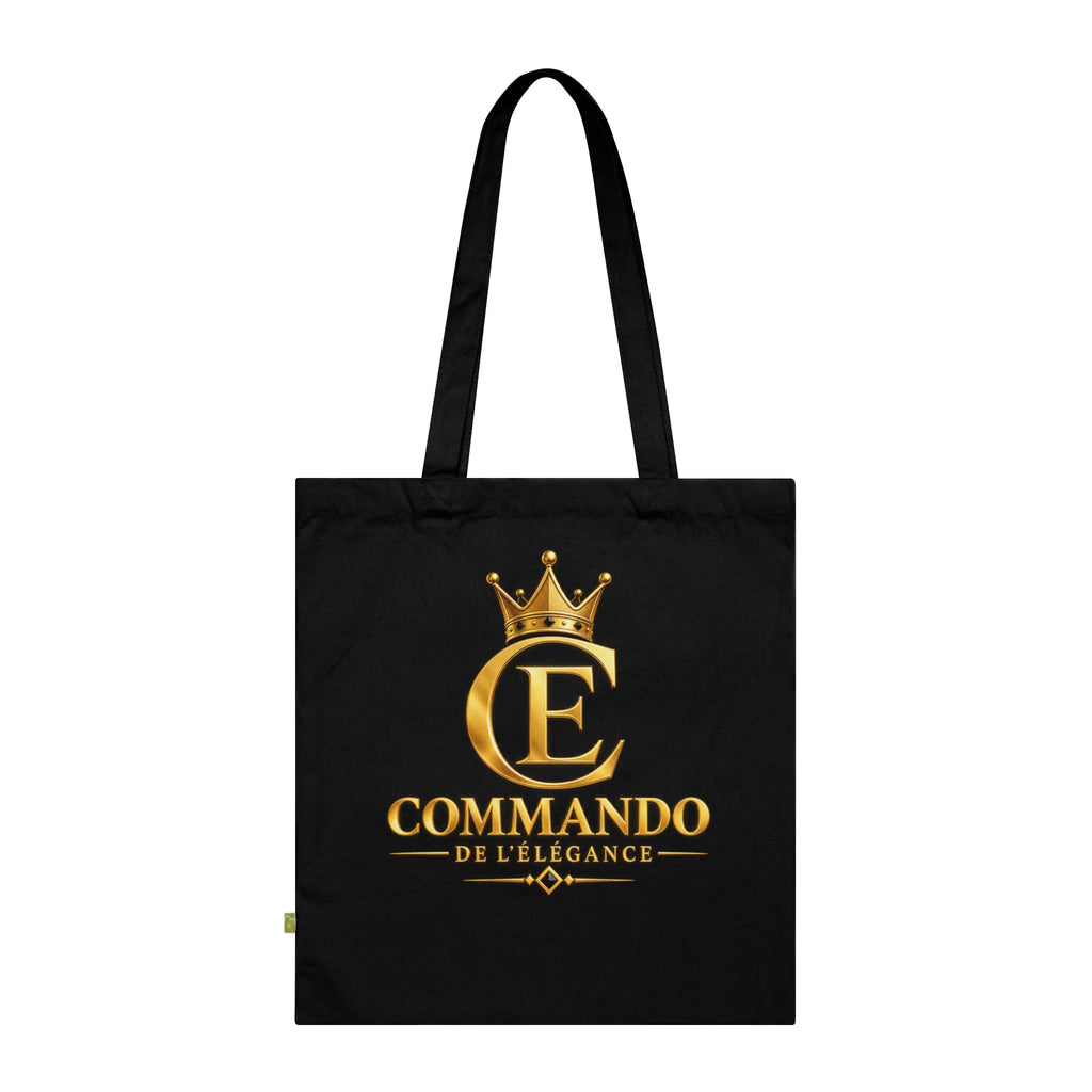 ELEGANCE COMMANDO — Black Tote Bag | Nzaou Claude