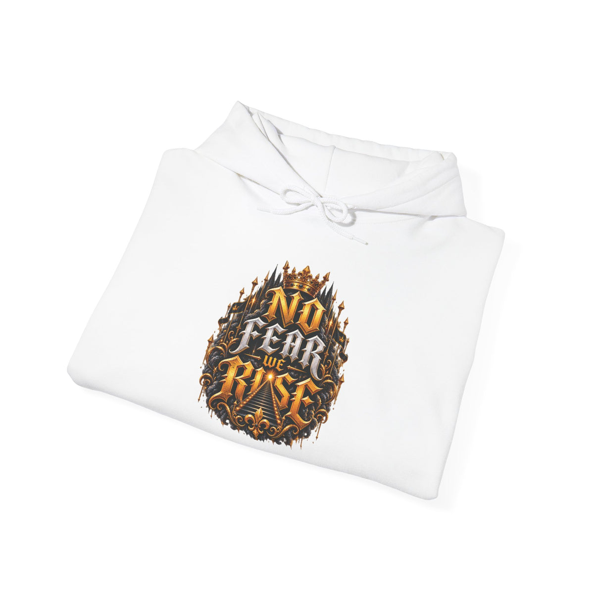 NO FEAR WE RISE™ — Premium Unisex Hoodie | Nzaou Claude