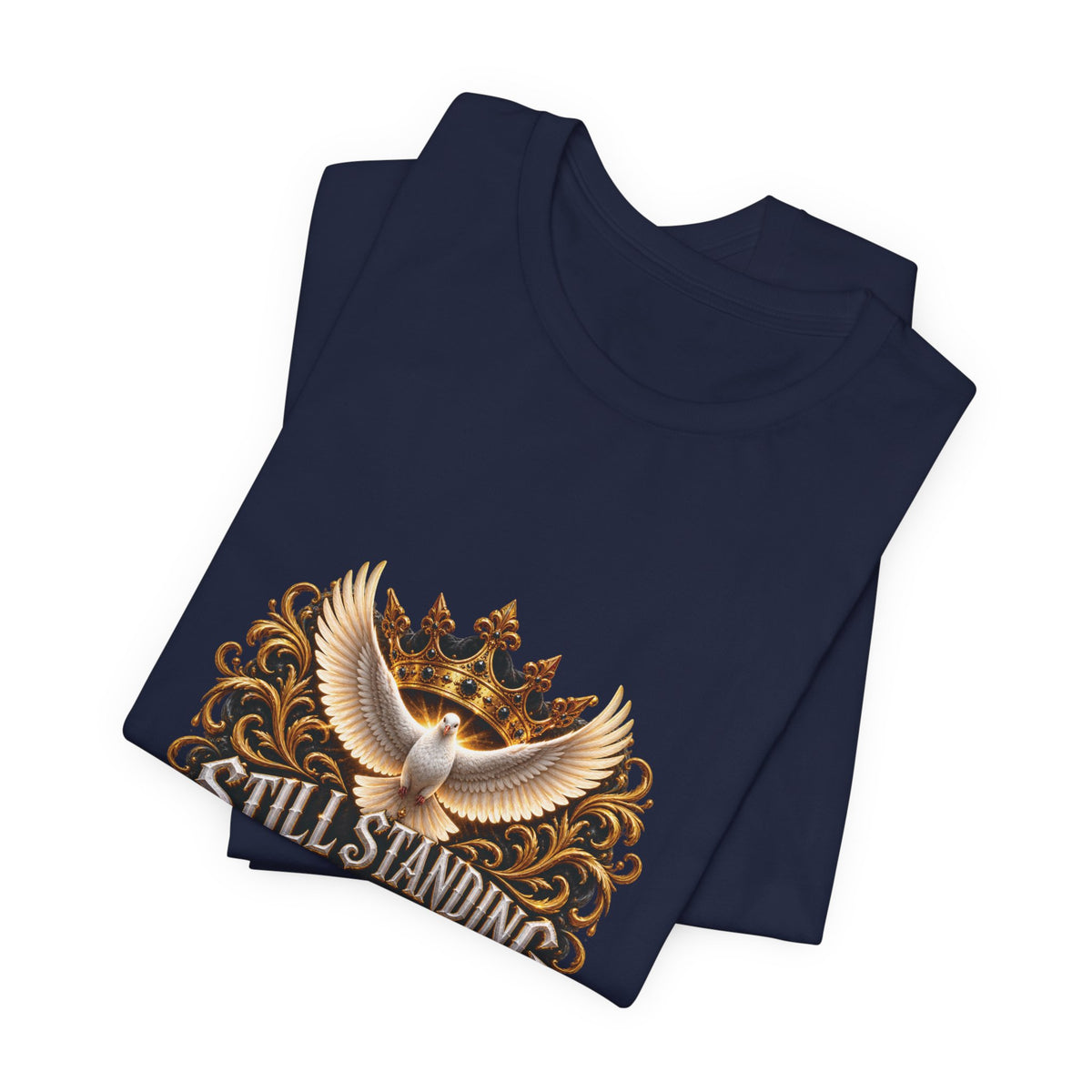 STILL STANDING BY GRACE™ Unisex T-Shirt – Nzaou Claude | Faith & Grace
