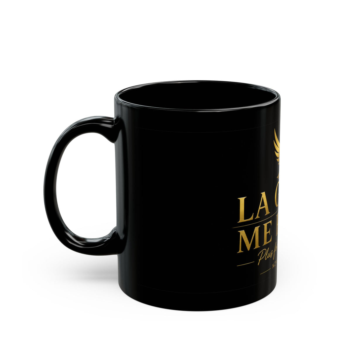 Black Mug "Grace Carries Me" — Stronger Than Death (US) | Nzaou Claude