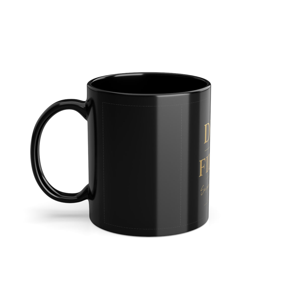 Black Mug "God is Faithful" – His Word Does Not Change | Nzaou Claude