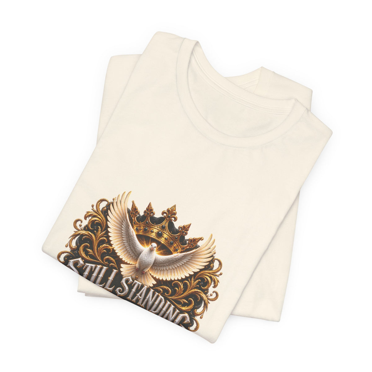 STILL STANDING BY GRACE™ Unisex T-Shirt – Nzaou Claude | Faith & Grace