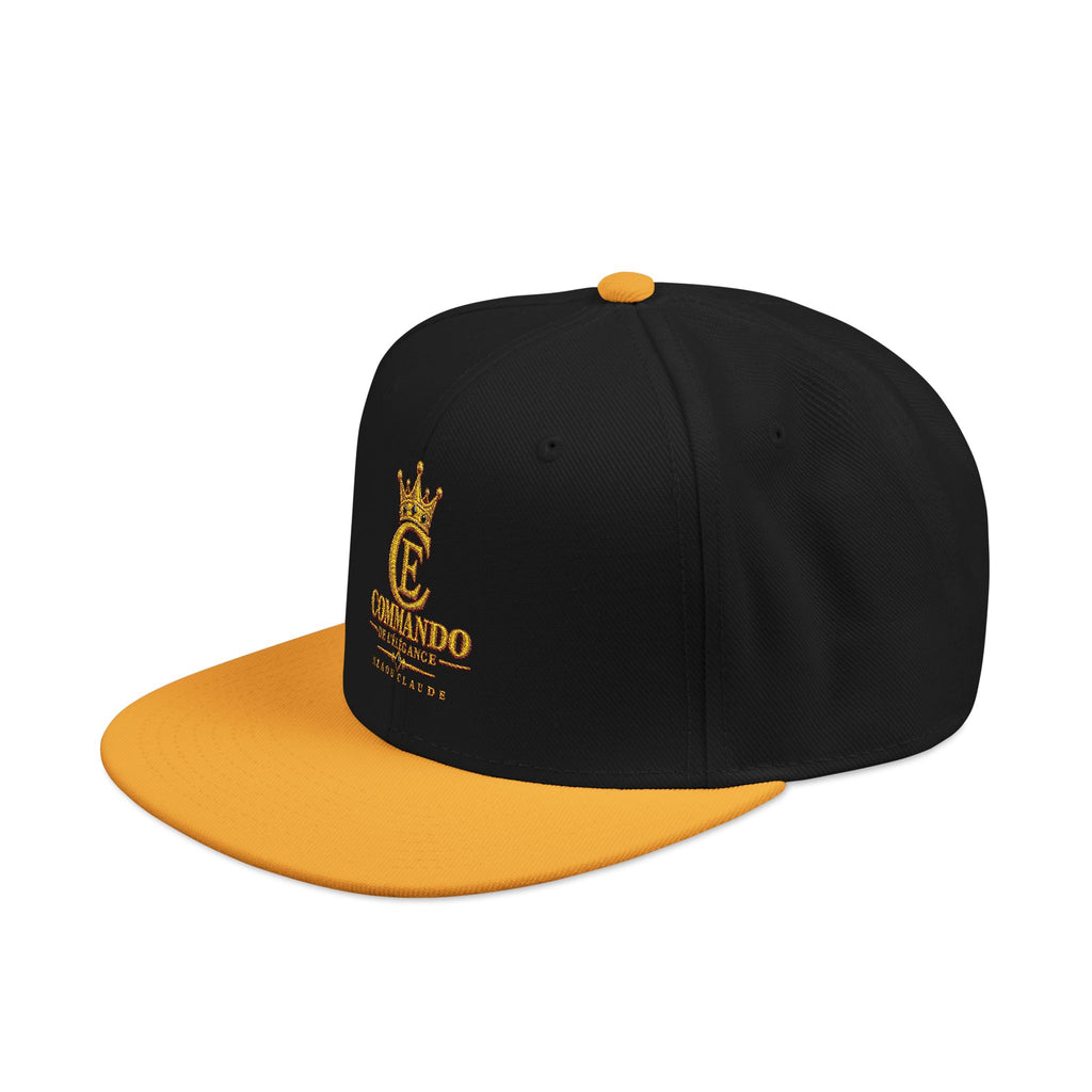 COMMANDO DE L’ÉLÉGANCE — Casquette snapback brodée – Nzaou Claude | Streetwear luxe premium