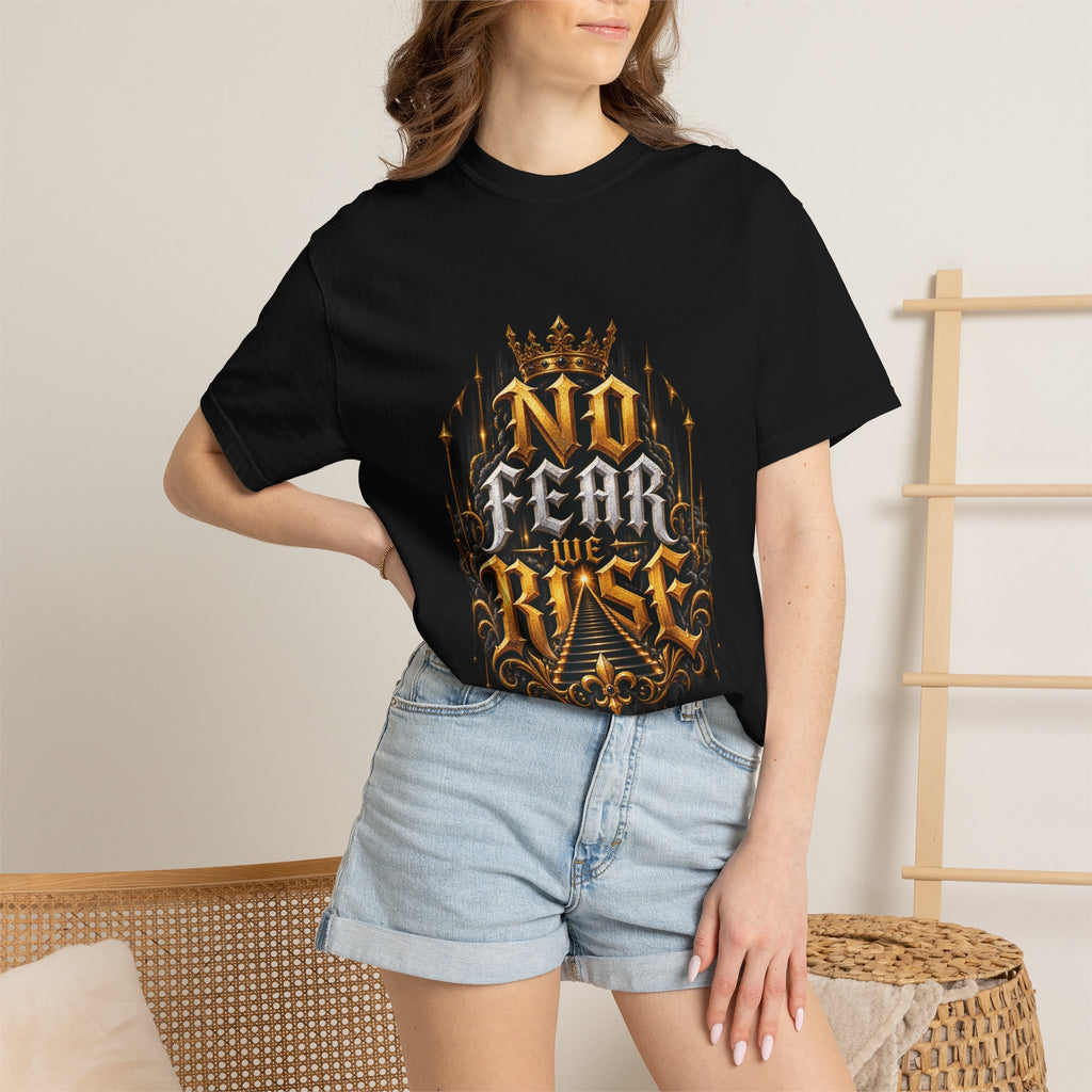 NO FEAR WE RISE — Premium Unisex T-Shirt | Nzaou Claude